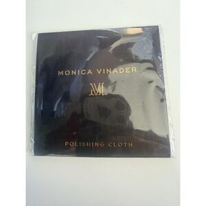 Authentic Monica Vinader Jewelry Polishing Cloth w/ Branded Sleeve‎ NEW